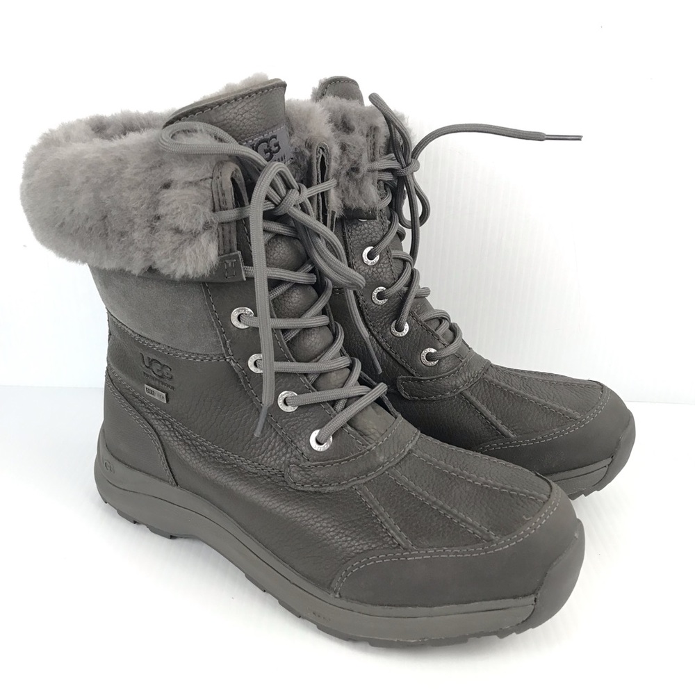 UGG Adirondack Boot III 1095141 Gray Waterproof Size 9